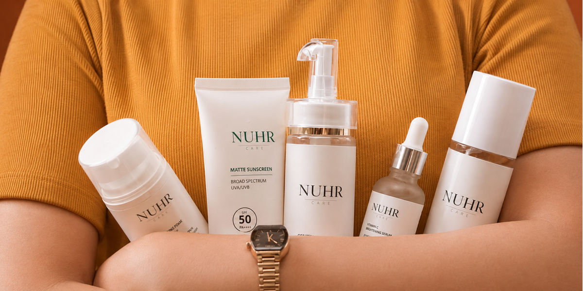 The complete NUHR Ritual skincare routine