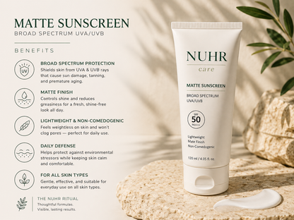 SPF 50 Matte Sunscreen