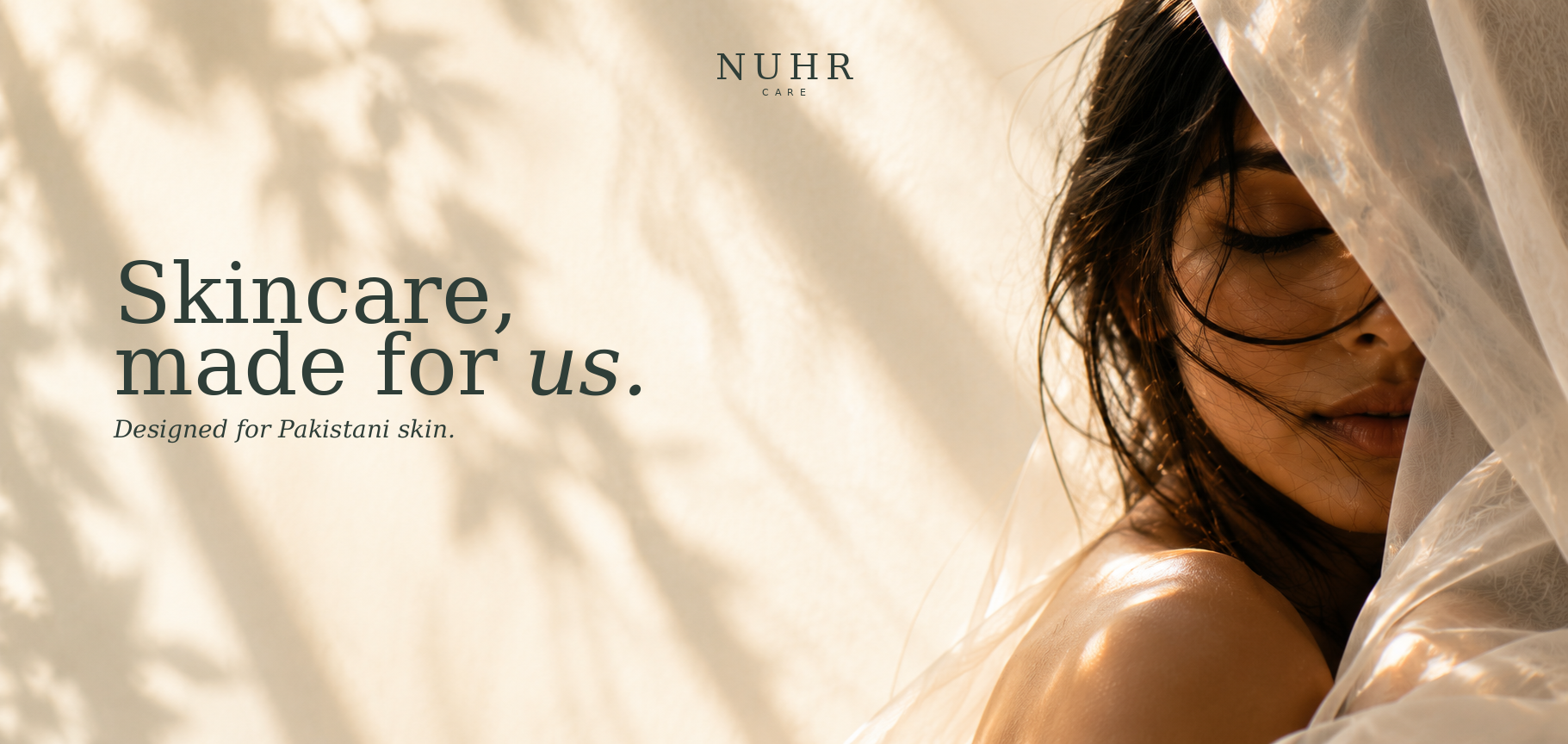 The complete NUHR Ritual skincare routine